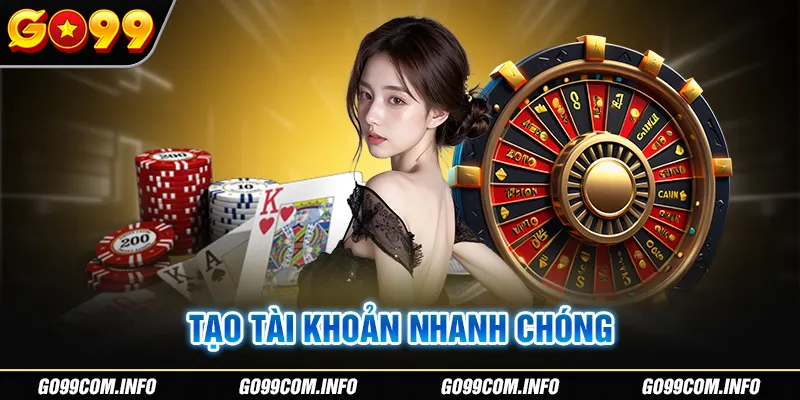 3 bước tạo tài khoản tại Go99 siêu đơn giản