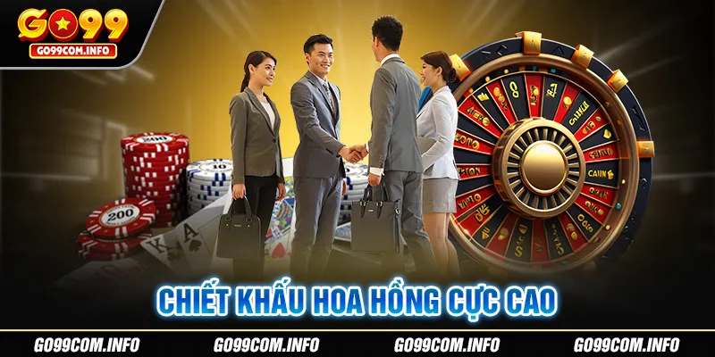 Chiết khấu hoa hồng đại lý Go99 cực cao