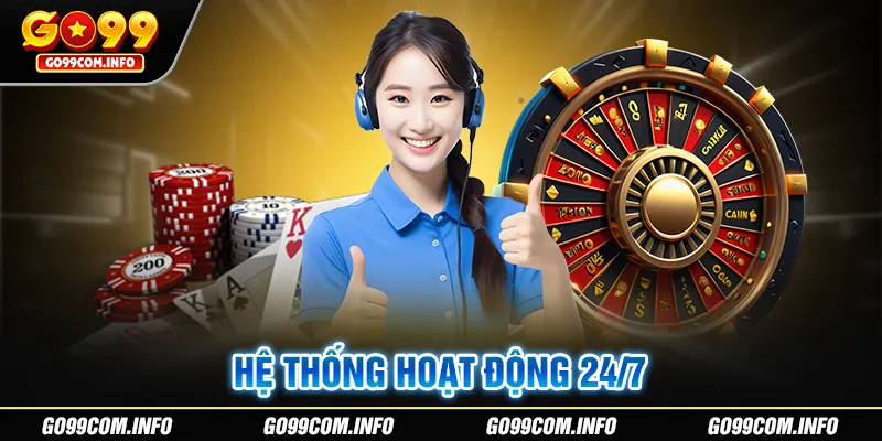 Hệ thống hỗ trợ khách hàng Go99 hoạt động 24/7