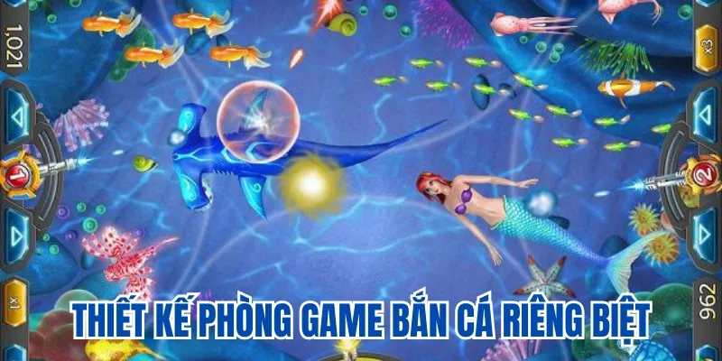 Nhà phát hành thiết kế các phòng chơi game theo các level