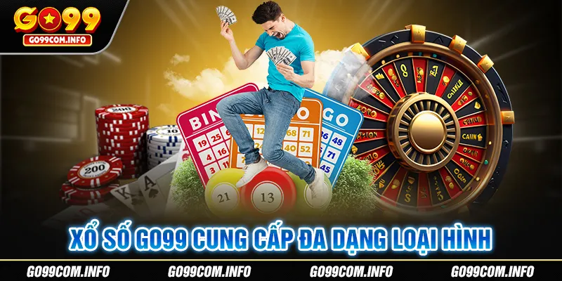 Xổ số Go99 chinh phục người chơi vì tính đa dạng, liên tục